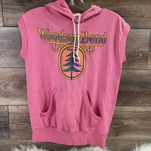 CSS Woodson Bend Resort Ladies Sleeveless Hooded Tshirt Top, Size Small,34-36